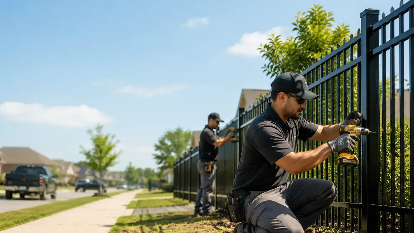 Metal Fence Installation in Bruceville, IN